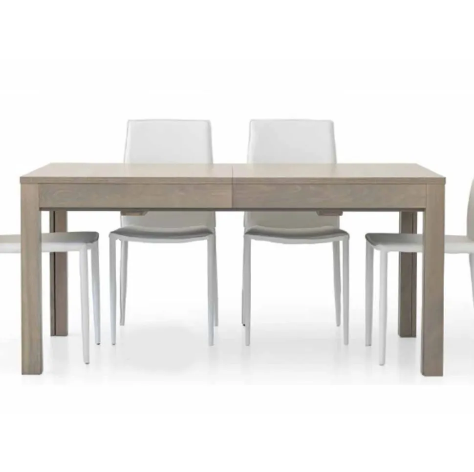 Tavolino in legno allungabile Oasi disponibile in 2 colori