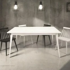Tavolo allungabile Alin in finitura Bianco disponibile in 2 misure