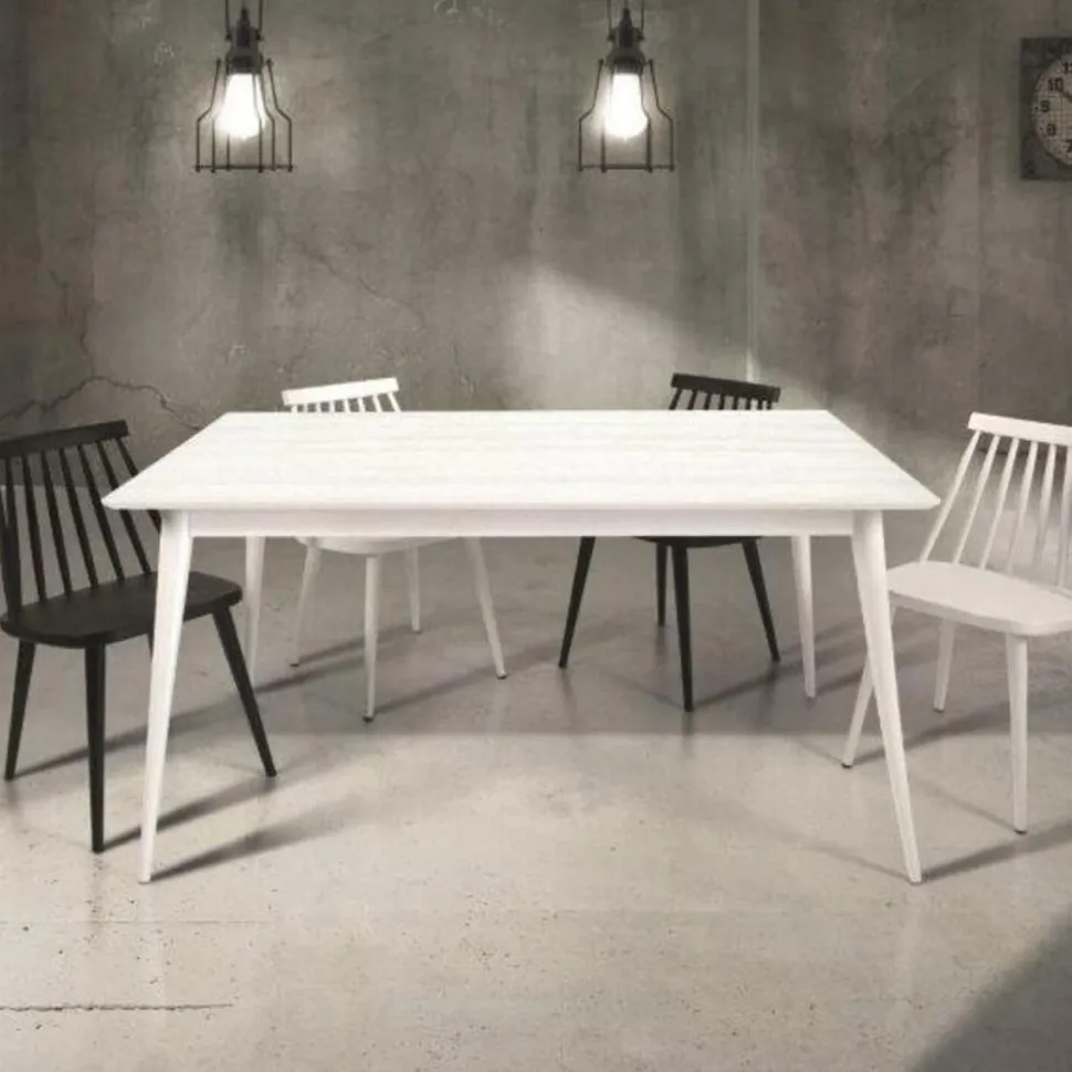 Tavolo allungabile Alin in finitura Bianco disponibile in 2 misure