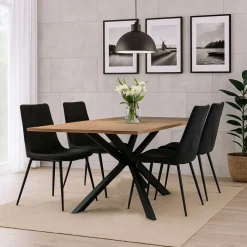 Tavolo allungabile Elias finitura Rovere Rustico disponibile in 3 misure
