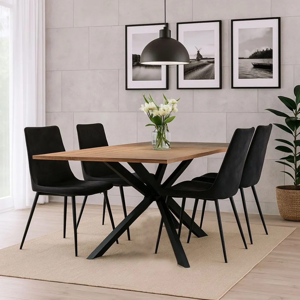 Tavolo allungabile Elias finitura Rovere Rustico disponibile in 3 misure