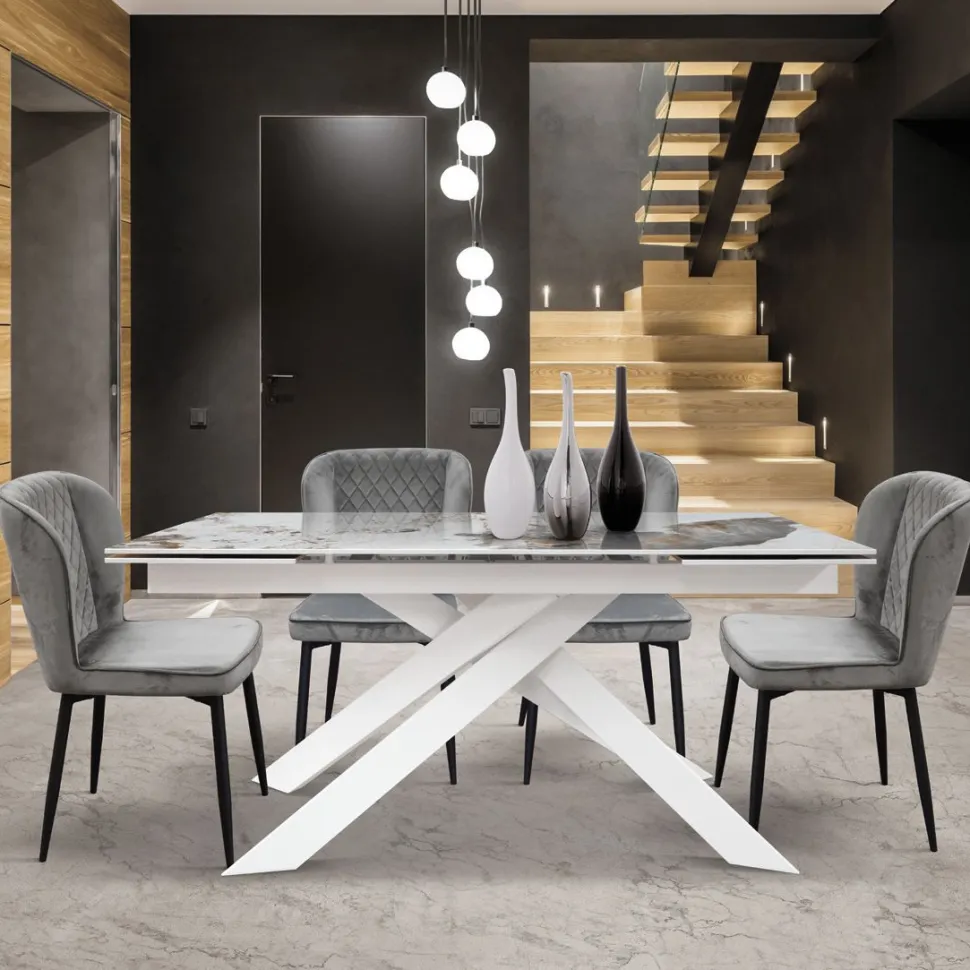 Tavolo allungabile Icaro finitura Luxury Pandora