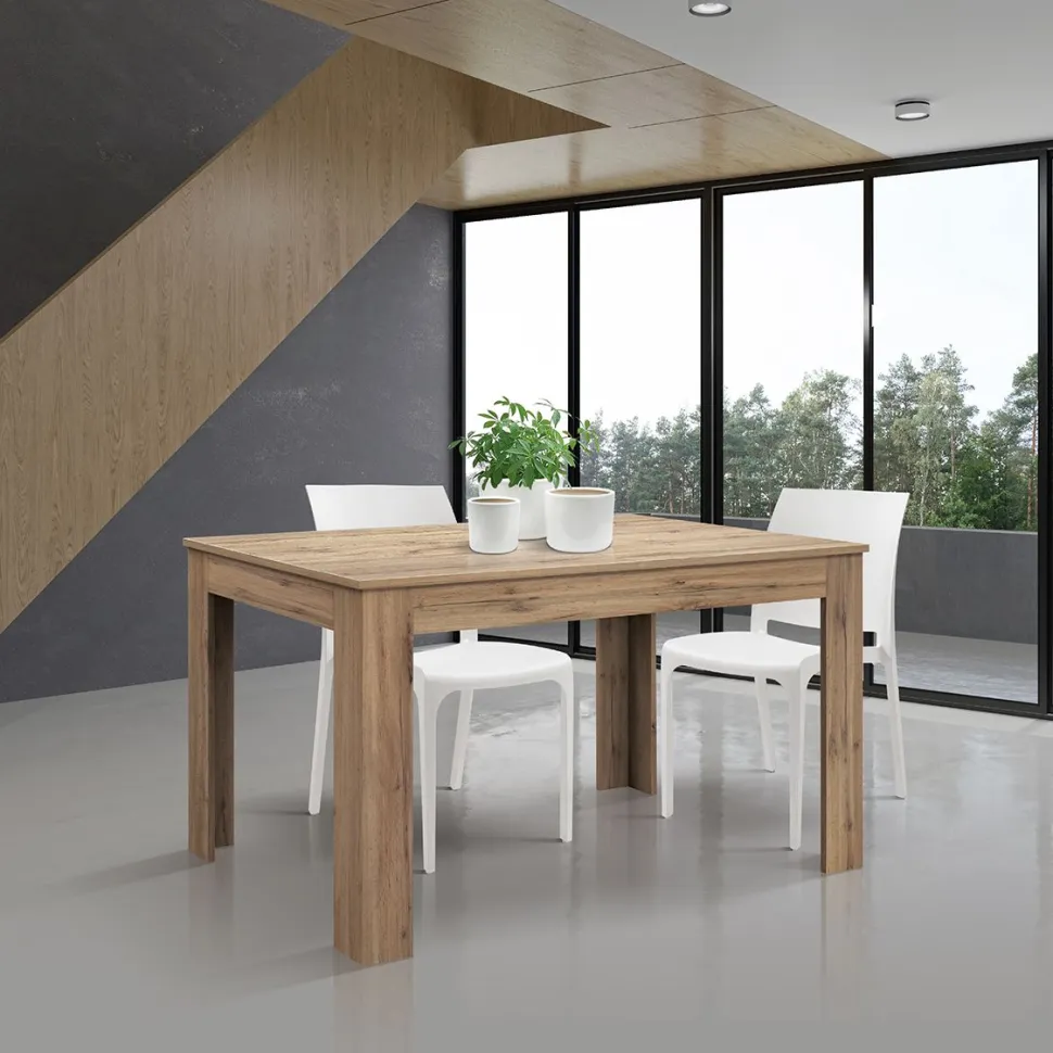 Tavolo allungabile in nobilitato melaminico Camilla disponibile in 5 colori