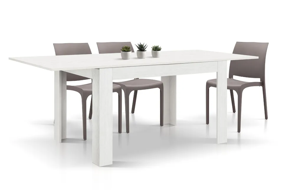 Tavolo allungabile in nobilitato melaminico Camilla disponibile in 5 colori
