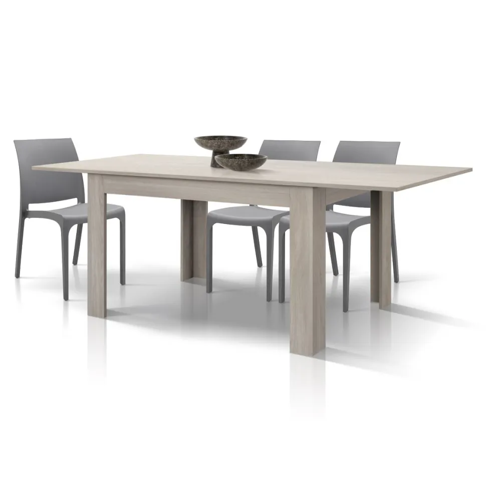 Tavolo allungabile in nobilitato melaminico Iva disponibile in 5 colori