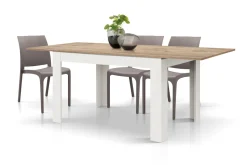 Tavolo allungabile in nobilitato melaminico Iva disponibile in 5 colori