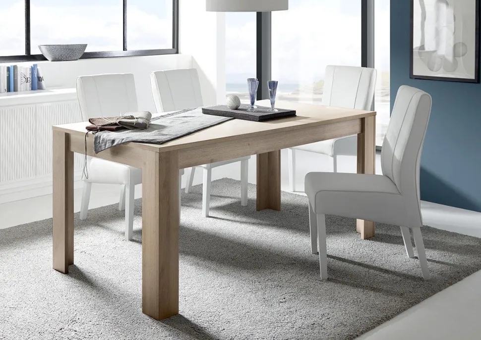 Tavolo allungabile linea Olimpo in Rovere Kadiz