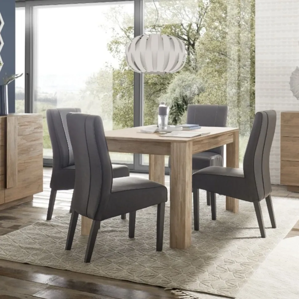 Tavolo allungabile linea Sax in finitura Rovere Mercure