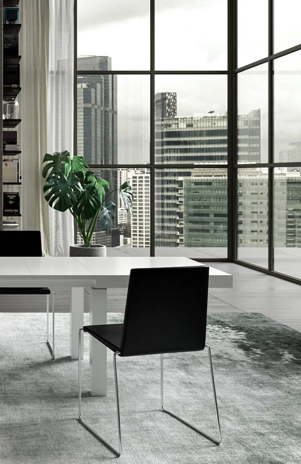 Tavolo allungabile Mastro linea Contact disponibile in 28 colori