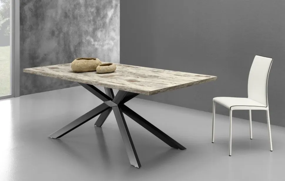 Tavolo allungabile Mikado 160x90 cm vintage