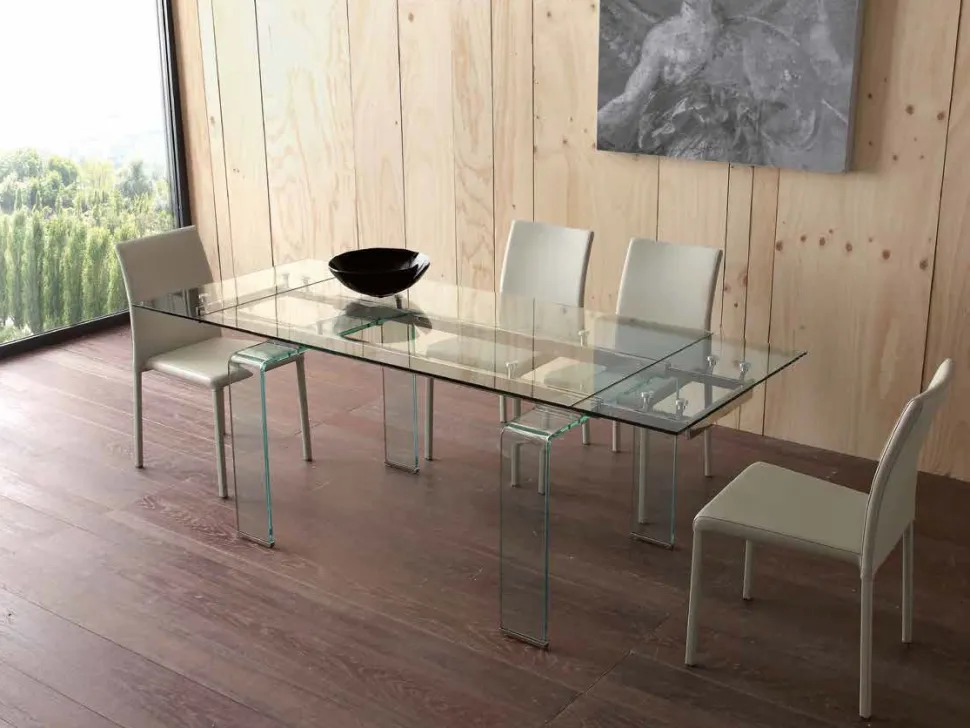Tavolo allungabile Mini Glass
