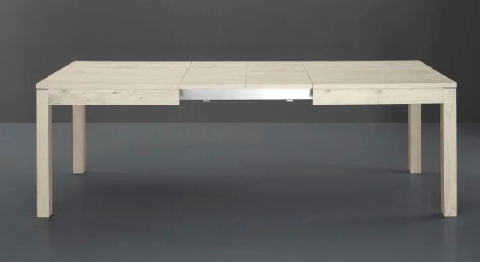 Tavolo allungabile Nevada 130x90 cm colore abete bianco