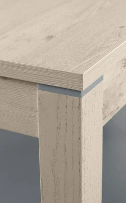 Tavolo allungabile Nevada 130x90 cm colore abete bianco
