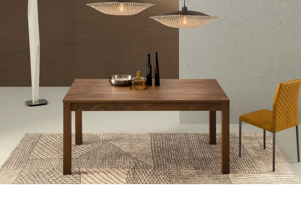 Tavolo allungabile Oregon in finitura Rovere scuro 130 x 85