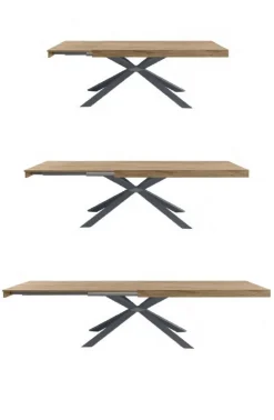Tavolo allungabile Osaka finitura Tavolato Quercia 160x90 cm