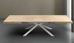 Tavolo allungabile Osaka 160x90 cm bianco e quercia