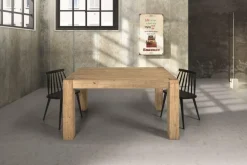 Tavolo allungabile Pamel in finitura Abete Naturale disponibile in 3 misure