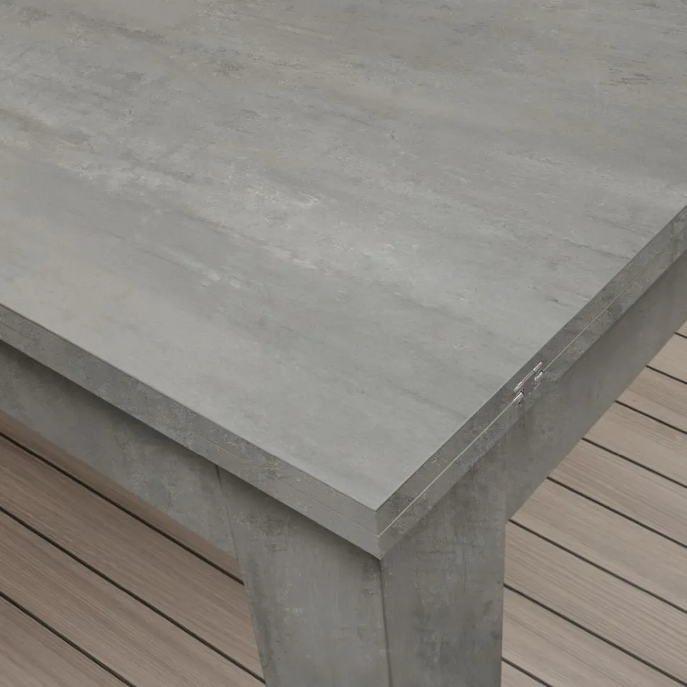 Tavolo allungabile raddoppiabile a libro Buck 90x90 disponibile in 4 colori