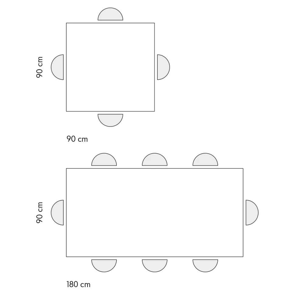 Tavolo allungabile raddoppiabile a libro Buck 90x90 disponibile in 4 colori