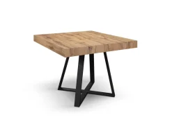 Tavolo allungabile rettangolare con piano in nobilitato disponibile in 3 colori Paxon