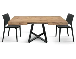 Tavolo allungabile rettangolare con piano in nobilitato disponibile in 3 colori Paxon