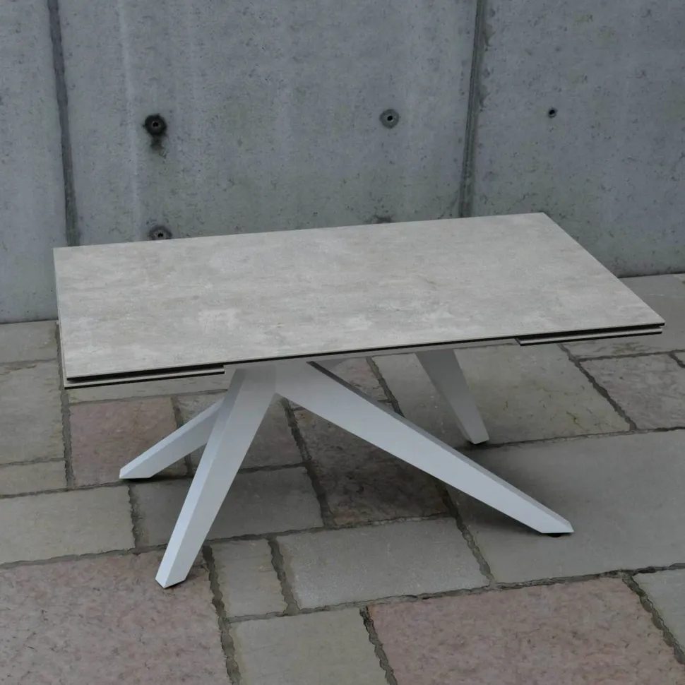 Tavolo allungabile Saga finitura Beton