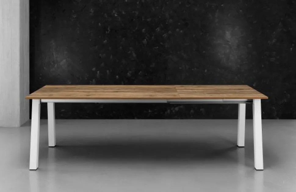 Tavolo allungabile Super con piano in laminato finitura Rovere Naturale 120x85 cm