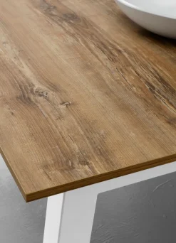 Tavolo allungabile Super con piano in laminato finitura Rovere Naturale 120x85 cm