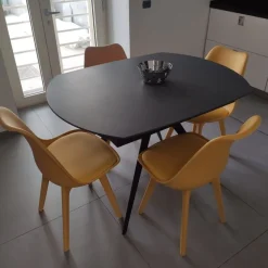 Tavolo allungabile Titan finitura Grigio Grafite