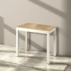 Tavolo allungabile Trilo in finitura Rovere e Bianco