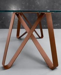 Tavolo Axel 160x90 cm trasparente