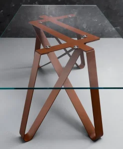 Tavolo Axel 160x90 cm trasparente