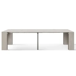 Tavolo Consolle allungabile in nobilitato Olmo Perla modello Easy fino a 3 metri