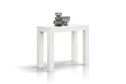 Tavolo Consolle allungabile in nobilitato Bianco Frassino modello First fino a 3 metri