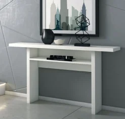 Tavolo consolle finitura Bianco apribile modello SPIDER