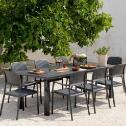 Tavolo da giardino allungabile Lepanto disponibile in 3 colori
