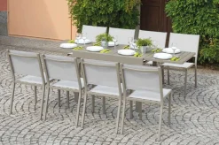 Tavolo da giardino allungabile Capannori disponibile in 3 colori