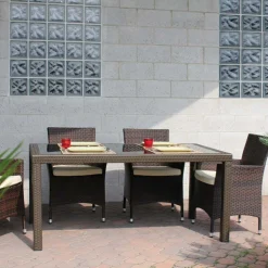 Tavolo da giardino Wicker