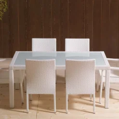 Tavolo da giardino Wicker