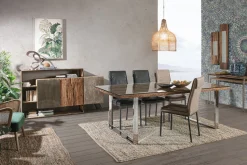 Tavolo fisso in legno massello Stanton disponibile in 2 misure