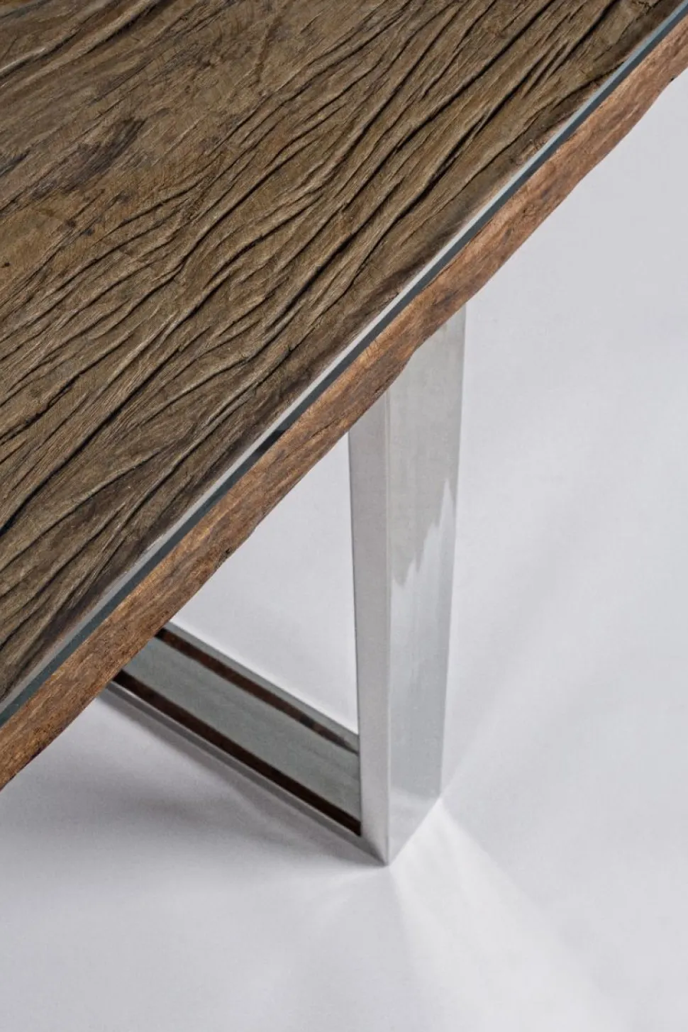 Tavolo fisso in legno massello Stanton disponibile in 2 misure