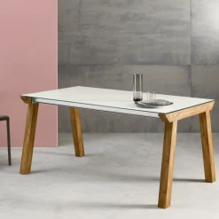 Tavolo Genius con piano in Vetro 160 x 85