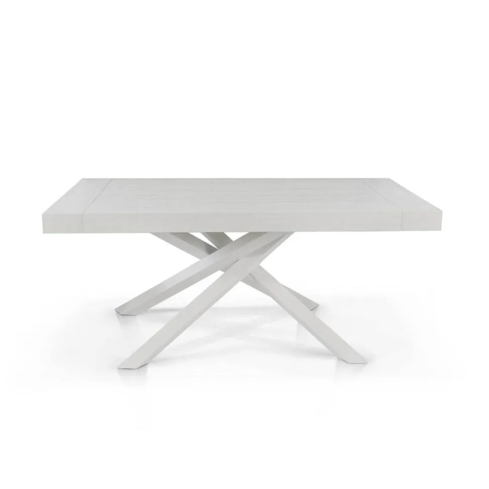 Tavolo Incrocio in finitura Bianco