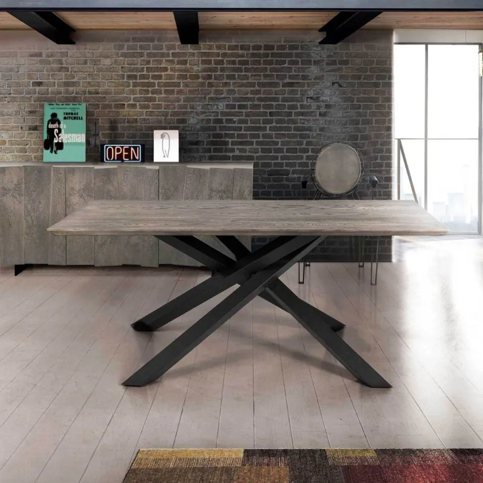 Tavolo Madrid finitura Beton