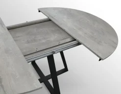 Tavolo rotondo allungabile con piano in nobilitato disponibile in 3 colori Everyday