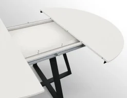 Tavolo rotondo allungabile con piano in nobilitato disponibile in 3 colori Everyday