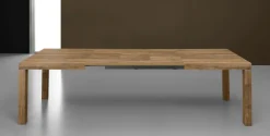 Tavolo Sirio 140x90 cm rovere slavonia allungabile fino a 300 cm