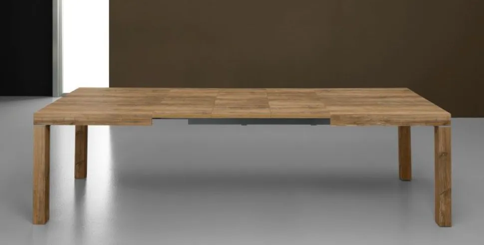 Tavolo Sirio 140x90 cm rovere slavonia allungabile fino a 300 cm