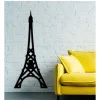 Torre Eiffel, Parigi, in legno mdf effetto legno nero altezza 1,2 metri