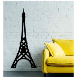 Torre Eiffel, Parigi, in legno mdf effetto legno nero altezza 1,2 metri